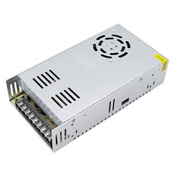inShareplus 24V 16.5A 400W LED Power Supply, AC 100-240V to DC 24 Volt Regulated Switching Converter, Low Voltage Transformer for Strip Lights, Lighting Modules and 24V Devices