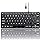 Perixx PERIBOARD-332 Wired Backlit USB Keyboard - Mini 11.22x4.57x0.83 Inches - Slim Scissor Keys with Big Font - White Illuminated LED - US English - Image 9