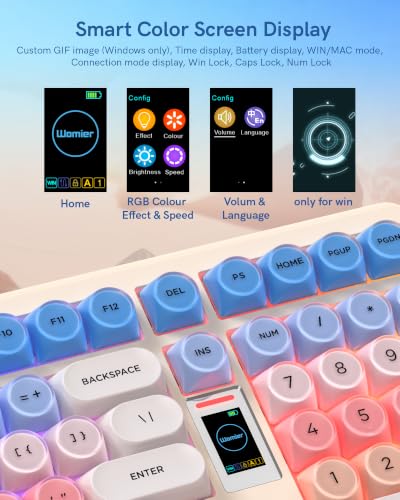 Keymatic WK98 Foundation Mechanical Keyboard, Pink Creamy Gaming Keyboard - Image 4