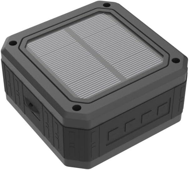 Solar Speaker Portable IPX6 Waterproof Bluetooth Speakers 15 Hours of Playtime Rich Stereo Bass Shockproof Dustproof for Home and Outdoor Wireless Speaker(1-Pack)