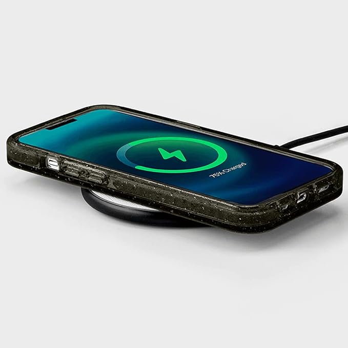 CASETiFY Impact Crush iPhone 13 Mini Case [6.6ft Drop Protection] - Clear Black