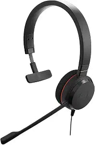 Jabra Evolve 20 UC Mono Wired Headset/Music Headphones (Renewed)