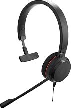 Jabra Evolve 20 UC Mono Wired Headset/Music Headphones (Renewed) - Image 1
