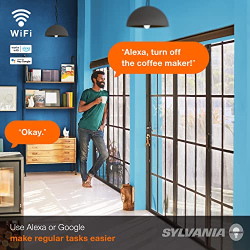 Sylvania WiFi Smart Plug, Voice Control, Compatible | Smart Home - Image 5