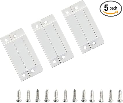 MC-31 NC Surface Mount Wired Security Window Door Contact Sensor Alarm Magnetic Reed Switch, for Home Security and Burglar Alarm Systems, Sets of 3, White