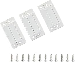 MC-31 NC Surface Mount Wired Security Window Door Contact Sensor Alarm Magnetic Reed Switch, for Home Security and Burglar Alarm Systems, Sets of 3, White