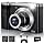 CAMKORY 5K Vlogging Camera 56MP Digital Camera 10x Optical Zoom