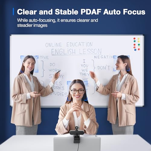 EMEET C960 4K Webcam for PC, PDAF Auto Focus, Dual O | Computer Access - Image 4