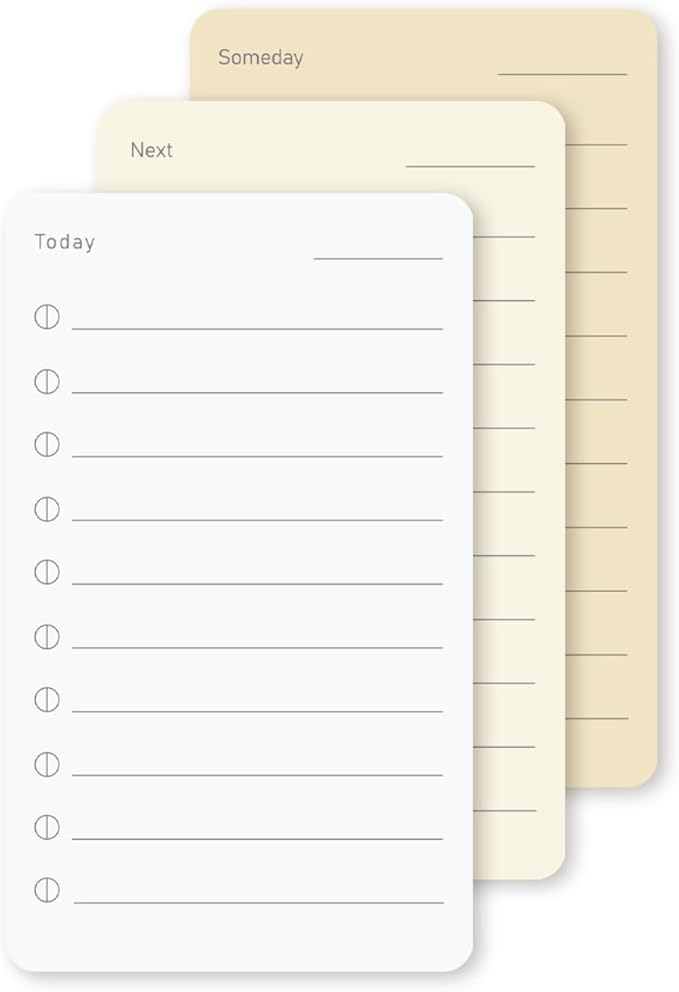 muso wood Daily To Do List Planner - 100 To Do List Cards - Undated Daily Planner Notepad for Desk Accessories and Supplies, Enhanced Productivity, Work Office Accessories