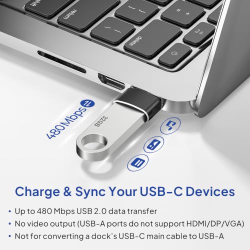 Elebase USB to USB C Adapter for iPhone 17 4Pack,USB | Charging & Powe - Image 6