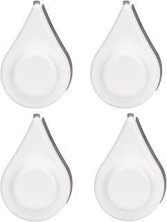 THIRDREALITY Zigbee Water Leak Sensor with Dripping Detection 4 Pack, 120 dB Alarm, App Notifications Enabled When Compatible with Home Assistant and Compatible Zigbee HUB, Batteries Included