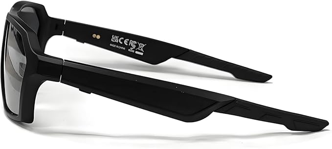 Bluetooth Audio Smart Sunglasses with Speakers, UV400 Protection Blue Light Blocking Glasses for Men Women