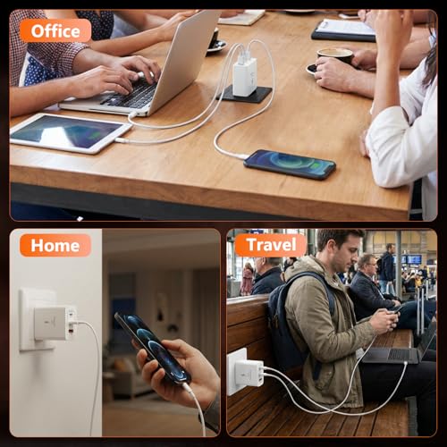 Super Fast Charger Type C 100W USB C Charger with C-C & A-C Cables - Image 8