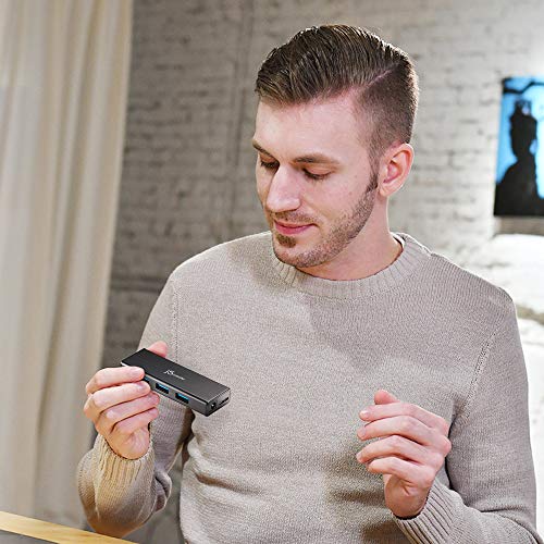 j5create 4-Port Powered USB 3.0 Data Hub with 2 ft Extended Cable