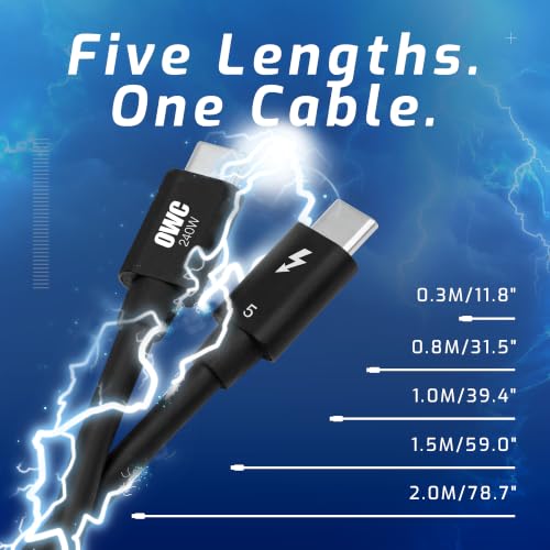 OWC 1M Thunderbolt 5 (USB-C) Cable