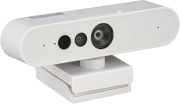Lenovo HD 1080p Webcam (510 FHD) - Monitor Camera with 4X Digital Zoom, 95° Wide Angle, 360° Rotation Pan & Tilt - Desktop Cam with Dual Microphones & Windows Hello for Livestreaming & Conferences - Image 2