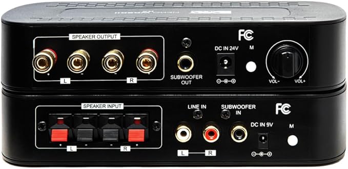 OSD Nero 5.8GHz Wireless Surround Sound Rear Speaker Amplifier 2 x 50W with Subwoofer Output