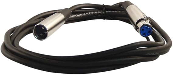Your Cable Store 10 Foot XLR 3 Pin Male/Female Microphone Cable