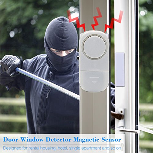 Wireless Entry Home Door Window Burglar Alarm-Safety Security Alarm System Magnetic Sensor (Pack of 5) 1