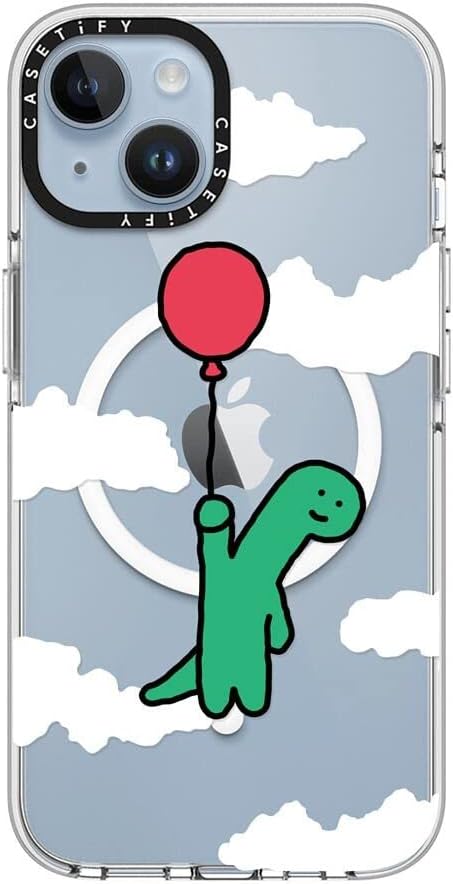 CASETiFY Clear iPhone 14 Case [Not Yellowing / 6.6 ft. 3X Military Grade Drop Protection/Magsafe] - I'm Leaving This Planet - Clear