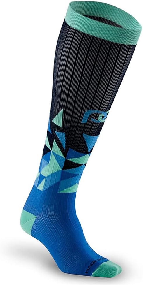PRO Compression Running Marathon Socks - Calf-Length Travel and Sports Compression Socks for Foot and Ankle Support, Unisex