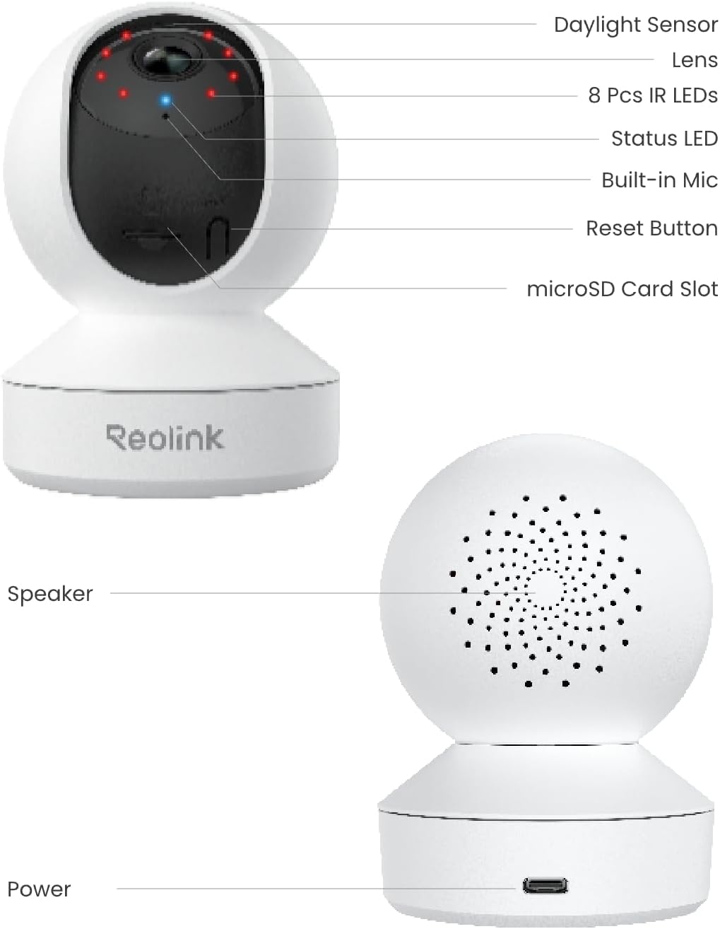 4MP 2K Indoor WiFi 6 Security Camera – 360° Pan, Night Vision, Baby & Pet Monitor