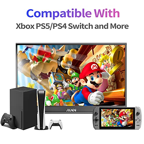 MNN 15.6" FHD 60Hz Portable Monitor USB-C HDMI IPS HDR Gaming Laptop - Image 5