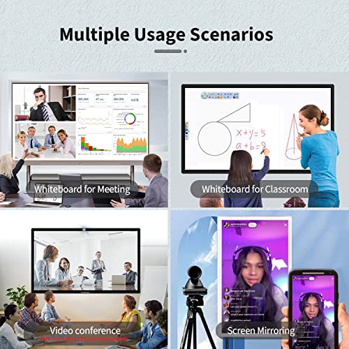 43 inch Capacitive Multi-Touch Screen Industrial Monitor, 16:9 Display 1920 x 1080P, Built-in Speakers, USB, VGA, DP & HD-MI Ports, Digital Signage Displays and Player for Advertising