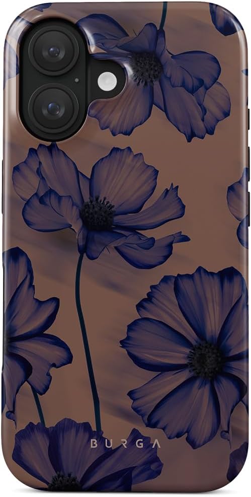 BURGA Phone Case for iPhone 16 - Cute, Trendy, Aesthetic, Pattern Phone Cover, Hard Shell Protection - fits Apple iPhone 16 Case for Women and Men