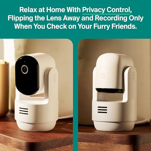 Arlo Essential Indoor Pan Tilt Zoom Security Camera 2K Wired - 2-Cam - Image 7