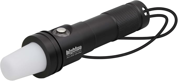 Bigblue AL 1300 Lumen Strobe with Blue, Green, and red Flash