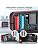Switch Carrying Case Compatible with Nintendo & OLED, Portable Switch Travel Carry Case Fit for Joy-Con and Adapter, Hard Shell Protective OLED Pouch Bag with 20 Games, Red For N DS Cases & Storage
