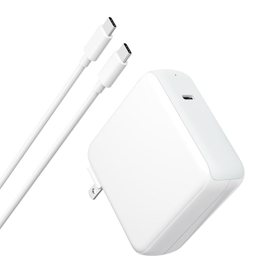 96W USB C Charger for MacBook Pro 16, 15, 14, 13 inch 2025 2024, 2023, 2022, 2021, M4 M3 M2 M1 MacBook Air, USBC Laptop Power Adapter, iPad, LED, 6.6ft 5A Cable Charging as Fast as Original Quality