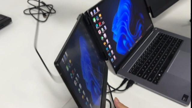 CIDETTY Laptop Screen Extender, 14'' FHD 1080P IPS U | Computer Access - Image 8