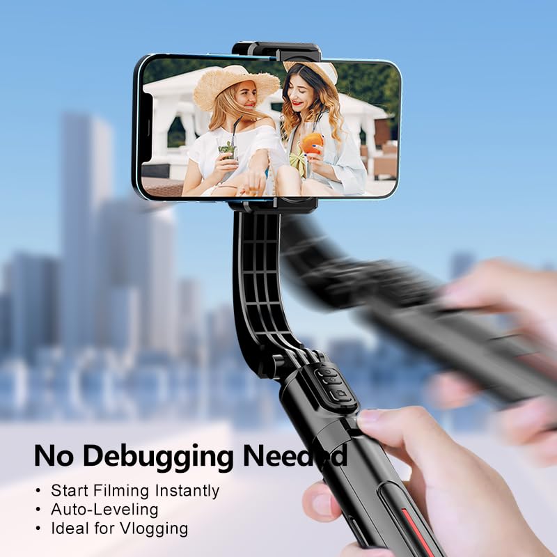 Phone Gimbal Stabilizer for Phone, Selfie Stick & Tr | Phone Accessori - Image 2