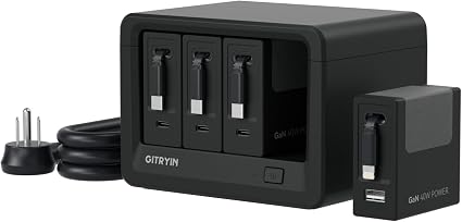 Gitryin 12-in-1 Desktop Charging Station, 160W USB Retractable GaN Charger - Image 4