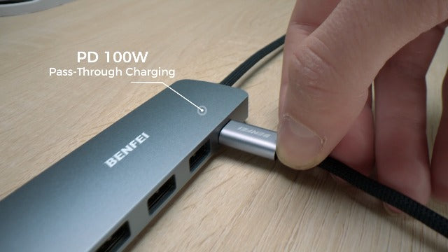 BENFEI USB C Hub 5-in-1 with 4K HDMI(Certified), 100 | Charging & Powe - Image 8