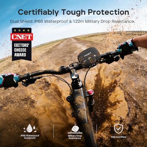 Tribit StormBox Micro 3 Portable Bluetooth Speaker, 13W, IP68 Waterproof