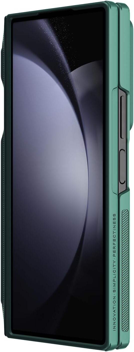 SaharaCase Raider Series Full-Body Case for Samsung Galaxy Z Fold6 - Anti-Slip Grip, Metal Camera Lens Frame, Four-Cornered Insulation Design, Wireless Charging Compatible (Cactus Green)