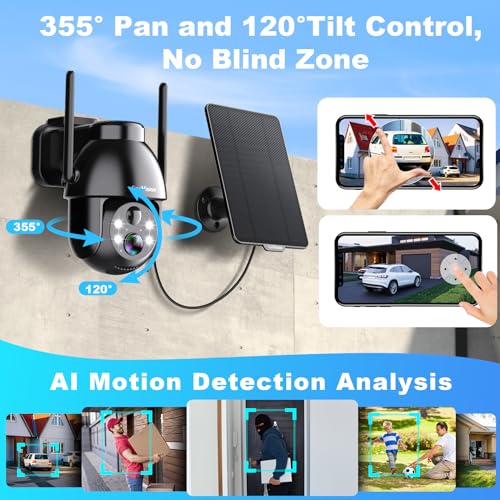 SeeVision Solar Security Cameras Wireless Outdoor, 2 | Home Security C - Image 5