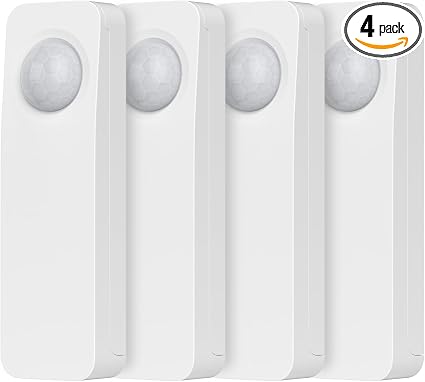 THIRDREALITY Zigbee Motion Sensor 4 Pack, Zigbee Hub Required, Pet Friendly, Work with Home Assistant, SmartThings, Aeotec, Homey, Hubitat or Echo Devices with Built-in Zigbee hub