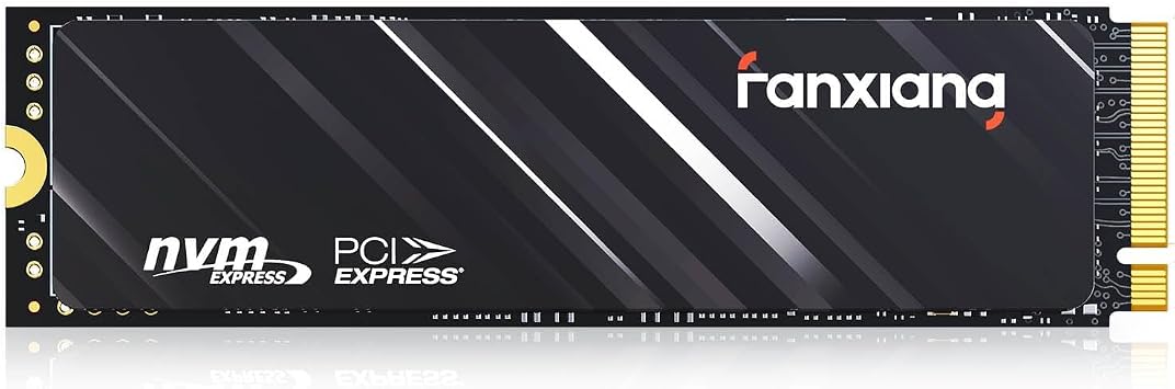 Fanxiang 1TB NVMe SSD PCIe Gen4 M.2 Internal Gaming SSD for PS5, Up to 4800 MB/s, 3D NAND SLC Cache Solid State Drive Upgrade Storage for PC/Laptops S690Q