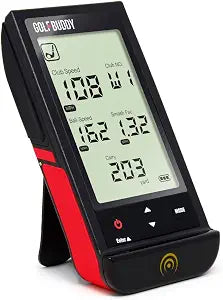 GOLFBUDDY Shot Mate Launch Monitor – Doppler Radar Golf Swing Analyzer, Ball & Club Speed, Smash Factor, Carry Distance, TFT LCD Display, Practice/Target Modes, 1,000 Shot Storage, 10Hr Battery
