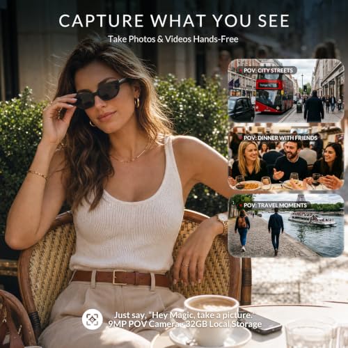 Magic AI Glasses Designed by Jackson Wang, Smart Glasses with 9MP Camera