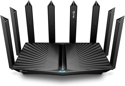 TP-Link - Archer AXE7800 Tri-Band Wi-Fi 6E Router - Black (Renewed)