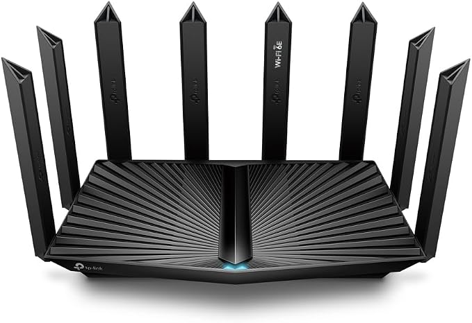 TP-Link - Archer AXE7800 Tri-Band Wi-Fi 6E Router - Black (Renewed)