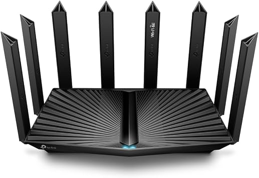 TP-Link - Archer AXE7800 Tri-Band Wi-Fi 6E Router - Black (Renewed)