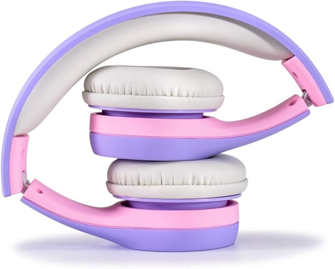 NENOS Kids Headphones for Children Toddler Limited Volume (Lavender)