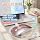 Wireless Bluetooth Mouse for Mac Air MacBook Pro Laptop PC Pad Optical Rechargeable Silent Mouse with Jiggler Mode Dual Mode Switch Bluetooth 5.2/3.0 and 2.4G USB-A & USB-C Receiver Rose Gold - Image 10
