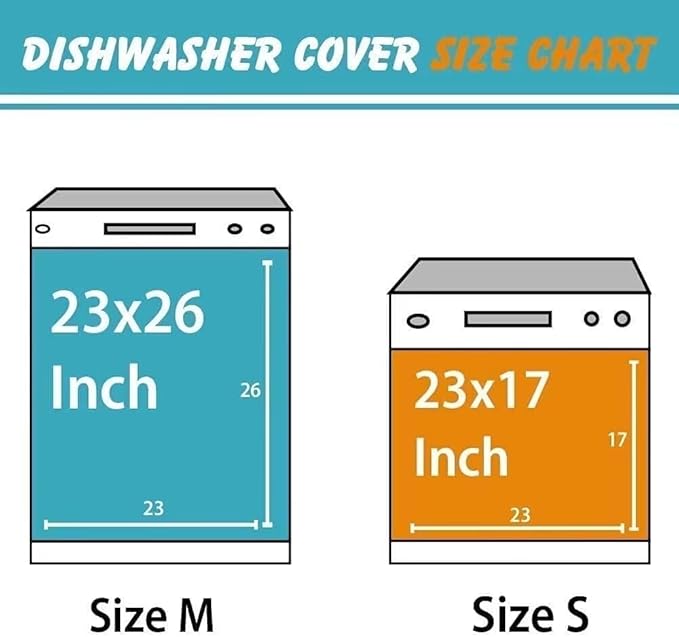 Stainless Steel Flowers Dishwasher Magnet Cover Decor, Metal Floral Dishwashing Sticker Magnetic, Kitchen Fridge Door Magnet Cover Black (23" x 17" Magnetic)